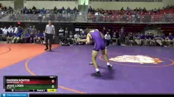 120 lbs Round 2 (3 Team) - Madden Kontos, Grand Island vs Jesse Loges, Blair