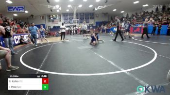 67-70 lbs Rr Rnd 4 - Benjamin Kalka, Chandler Takedown Club vs Izahyah Park, Bartlesville Wrestling Club