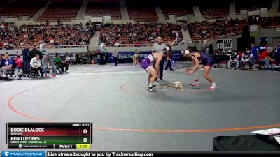 D4-165 lbs Quarterfinal - Bodie Blalock, Benson vs Ben Lueders, Northwest Christian HS