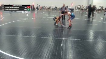 110 lbs Cons. Semi - Kalel Winesburgh, Rabbit Wrestling Club vs **Leland Trinidad, FL Scorpions Wrestling Club
