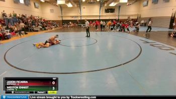 157 lbs Round 4 (10 Team) - Weston Ennist, Laramie vs Jaxon Ficarra, Berthoud