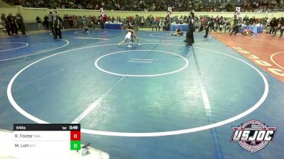 64 lbs Consi Of 8 #2 - Ret Foster, Oklahoma Wrestling Academy vs Maisyn Lott, Bison Takedown Club