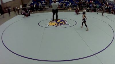 8U Boys - 45 lbs Cons. Round 3 - Christopher Moreno, Reign Wrestling Club vs Wyatt Getgood, SWAT - Savage Wrestling Athletic Team