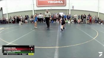 101-105 lbs Round 2 - Victoria Fukumoto, Noke Wrestling RTC vs Dannah Meza, Legend Wrestling Club