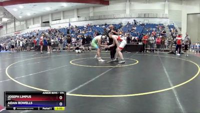 175 lbs Champ. Round 1 - Joseph Limpus, OH vs Aidan Rowells, IL