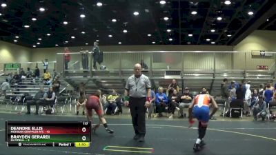 117 lbs Round 5 (6 Team) - DeAndre Ellis, Michigan Grappler RTC vs Brayden Gerardi, Mi Pitbull