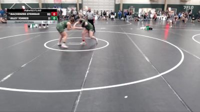 168-184 lbs Quarterfinal - Riley Torres, Sedgwick County vs Mackenzee Steinbar, Wiggins
