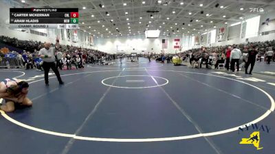 106 lbs Champ. Round 2 - Aram Hladis, Mongoose Elite Wrestling vs Carter McKernan, Club Not Listed