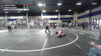 109 lbs Consi Of 8 #1 - Leonidas Nunez, Hyperbolic vs Preston Schreck, Eastvale Elite WC