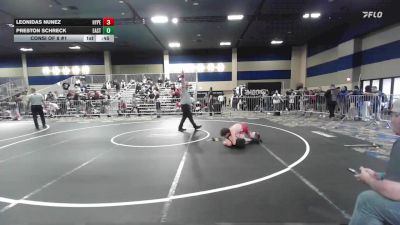 109 lbs Consi Of 8 #1 - Leonidas Nunez, Hyperbolic vs Preston Schreck, Eastvale Elite WC