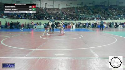 133 lbs Consi Of 16 #2 - Raden Berg, Geary vs Samuel Byers, Harrah