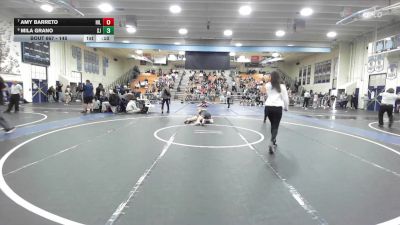 145 lbs Cons. Round 4 - Mila Grano, San Jacinto vs Amy Barreto, Hillcrest