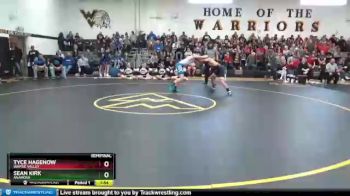 120 lbs Semifinal - Tyce Hagenow, Wapsie Valley vs Sean Kirk, Anamosa