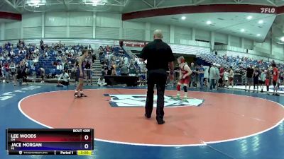 138 lbs Cons. Round 2 - Lee Woods, OH vs Jace Morgan, MI