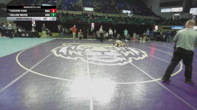 113 lbs Semifinal - Colton Fain, Broome vs Dillon Miles, Aynor