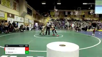 126 lbs Champ. Round 2 - Vincenzo Benenati, Aliso Niguel vs Ethan Gleason, Costa Mesa