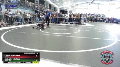 52 lbs Semifinal - Cannon Rankin, Kansas vs Hudson Layton, Brawlers