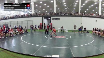 85 lbs Paisleigh Carpenter, Oklahoma vs Jazlyn Garza, Texas