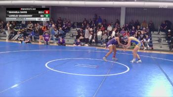 135 lbs Round 4 - Makaela Davis, Bellevue East vs Lorelei Granberry, Norton Community HS