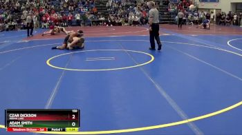150 lbs Champ. Round 3 - Czar Dickson, INDIAN LAKE vs Adam Smith, EVERGREEN