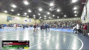 190 lbs Champ. Round 1 - Alex Olvera, Paso Robles vs Blake Hicks, Clovis West