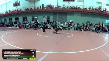 75 lbs Champ. Round 2 - Joseph Jankowski, Maurer Coughlin Wrestling Club vs Landen Martinez, Hobart Wrestling Club