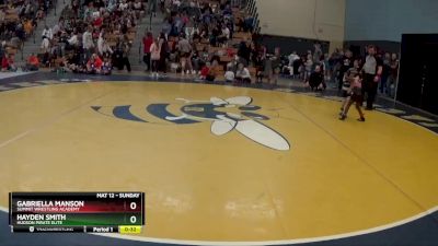 40 lbs Semifinal - Gabriella Manson, Summit Wrestling Academy vs Hayden Smith, Hudson Pirate Elite