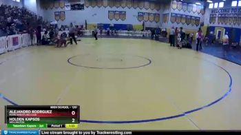 120 lbs Champ. Round 1 - Holden Kapsos, Wellington vs Alejandro Rodrguez, Miami Wrestling Club