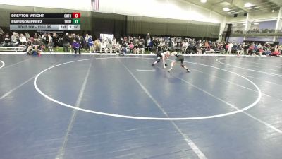 126 lbs Champ. Rd Of 32 - Dreyton Wright, CWC Thunder vs Emerson Perez, Trinity High School Wrestling