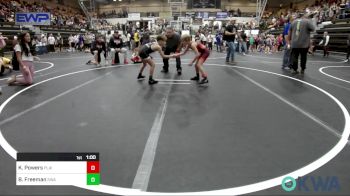 61 lbs Quarterfinal - Kyler Powers, Plainview Youth Wrestling Club vs Beckam Freeman, Shelton Wrestling Academy