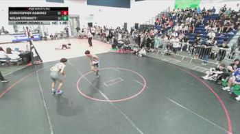126 lbs Champ. Round 3 - Christopher Ramirez, Canyon View vs Nolan Stennett, Lab Academy