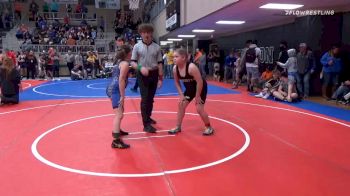 100 lbs Prelims - Keegan Hamric, Henryetta Knights Wrestling vs Brooklynn Mckinney, East Tulsa Cardinals