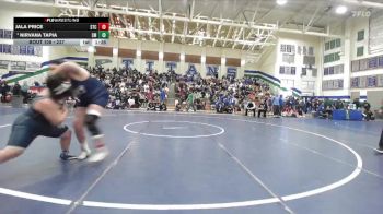 237 lbs Champ. Round 1 - Jala Price, Steele Canyon vs Nirvana Tapia, San Marcos