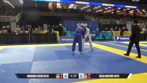 Diego Martins Lopes vs Armando Guedes Neto 2025 Pan Jiu Jitsu IBJJF Championship