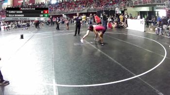 113 lbs Cons. Round 2 - Ella Donner, Lincoln Girls Wrestling vs Carly Sass, Arlington Eagles