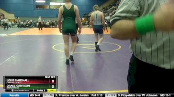 3 - 215 lbs Cons. Round 1 - Drake Garrison, Broadway HS vs Louis Marshall, Carroll County