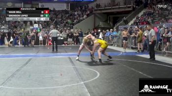 165 lbs Semifinal - Bronson Lopez, Derby vs Wade Bell, Spring Hill
