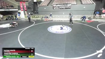 100 lbs Cons. Semi - Marlene Garcia, Sylmar Charter High School Wrestling vs Aliyah White, California