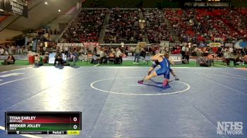 2A 182 lbs Quarterfinal - Titan Earley, Bear Lake vs Bridger Jolley, Firth