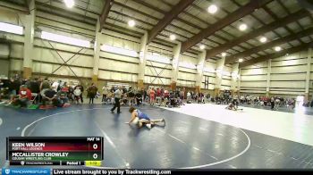 130+ 1st Place Match - McCallister Crowley, Cougar Wrestling Club vs Keen Wilson, Fort Hall Legends