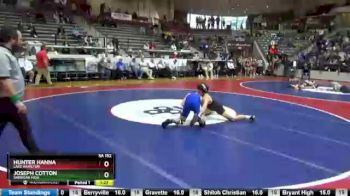 5A 152 lbs Champ. Round 1 - Hunter Hanna, Lake Hamilton vs Joseph Cotton, Sheridan High