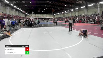 116 lbs Quarterfinal - Jett Daniel, Swp vs Jayden Preston, Live Training