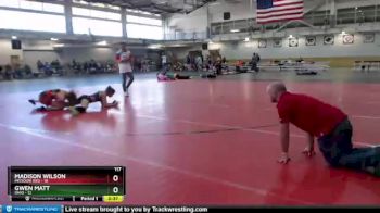 117 lbs Round 2 (4 Team) - Gwen Matt, Ohio vs Madison Wilson, Missouri Red