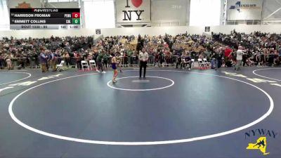 80 lbs Cons. Round 2 - Harrison Froman, Purple Eagles Wrestling Academy vs Emmett Collins, Club Not Listed