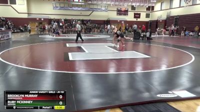 JV-10 lbs Round 1 - Brooklyn Murray, Independence vs Ruby McKinney, Denver