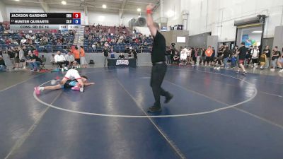 126 lbs Cons. Rd Of 16 - Jackson Gardner, Sanderson Wrestling Academy vs Hunter Quirarte, Silvaback