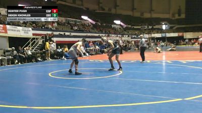 190 lbs Champ Round 1 (16 Team) - Hunter Pugh, Kempsville vs Deken Knowles, Corner Canyon