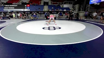 155 lbs Champ. Rd Of 64 - Malia Bornhoft, CO vs Leiah Thomas, IA
