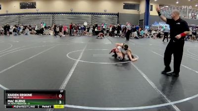 84 lbs Round 1 (8 Team) - Xaiden Erskine, Full Circle vs Mac Burns, VA Team Predator