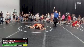 92 lbs Round 7 (8 Team) - Hunter Phillips, Revolution Elite vs Dylan Frechette, Junior Terps Northeast